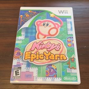 Kirby’s Epic Yarn Wii game like new